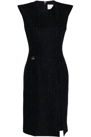 GENNY Vestido midi a rayas diplomáticas