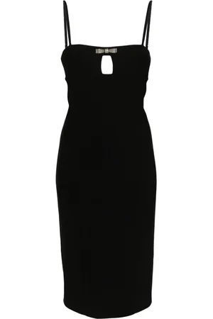 BLUMARINE Vestido midi con detalle de lazos