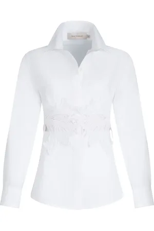 Silvia Tcherassi Blusa Byron bordada