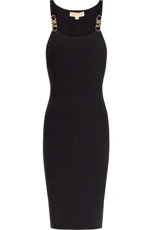 Michael Kors Vestido midi de canalé