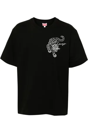 Kenzo Camiseta con tigre bordado