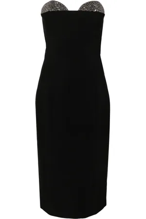 GENNY Vestido midi palabra de honor