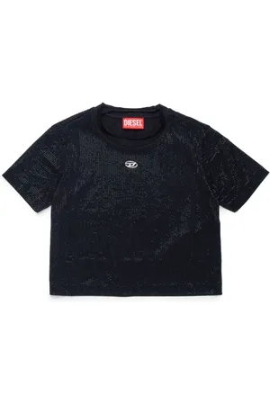Diesel Camiseta corta con apliques