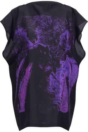 Maison Margiela Blusa con volantes