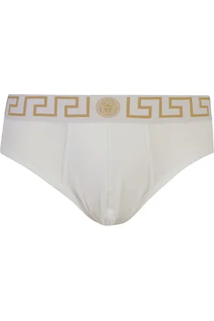 VERSACE Set de tres bóxeres Greca Border