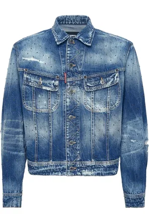 Dsquared2 Chaqueta vaquera con cuentas