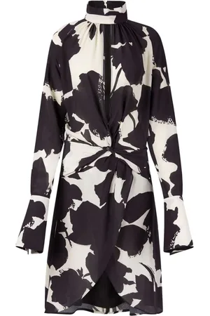 Nina Ricci Vestido con estampado abstracto