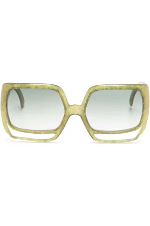 Dior Gafas de sol con montura oversize 1970