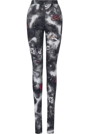 Moschino Leggins con estampado del espacio