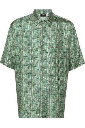 Fendi Camisa con estampado abstracto
