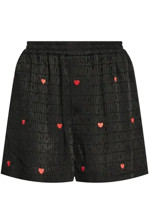 Moschino Pantalones cortos con logo en jacquard