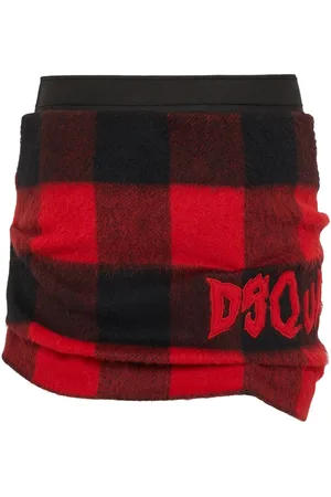 Dsquared2 Falda corta a cuadros