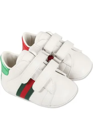 Gucci Zapatos primeros pasos con tribanda Web