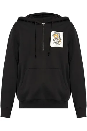 Moschino Sudadera con capucha y parche del logo