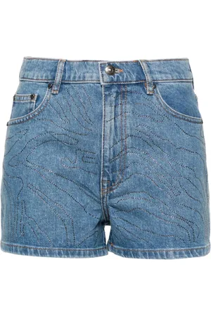 ROTATE Pantalones vaqueros cortos de talle alto