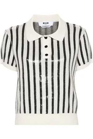 Msgm Polo con lentejuelas