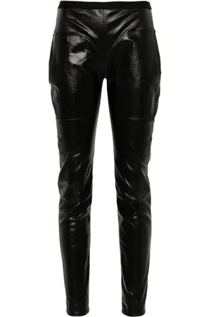 Rick Owens Leggins con acabado revestido
