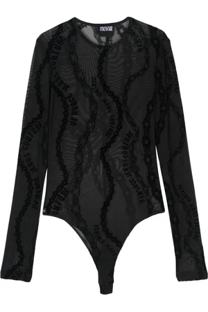 VERSACE Body con estampado Chain Couture