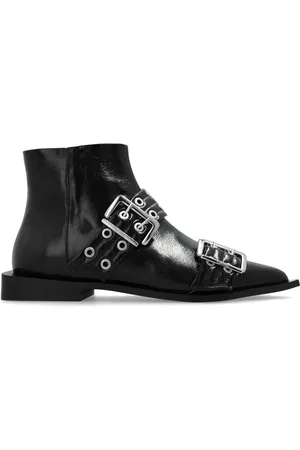 Ganni Botines con detalle de ojales