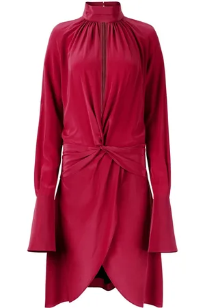 Nina Ricci Vestido midi con cuello alto