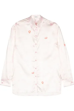 Sonia by Sonia Rykiel Camisa con estampado de pintalabios