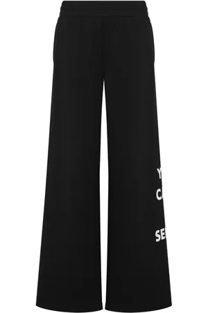 Moschino Pantalones con logo estampado