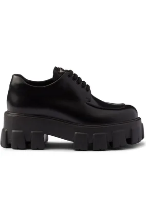 Prada Zapatos Monolith con cordones