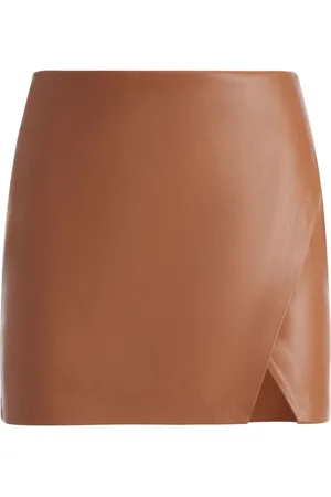 ALICE+OLIVIA Minifalda Siobhan con diseño cruzado