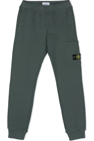 Stone Island Pantalones de chándal con distintivo Compass