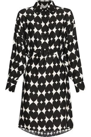 Moschino Vestido camisero de seda