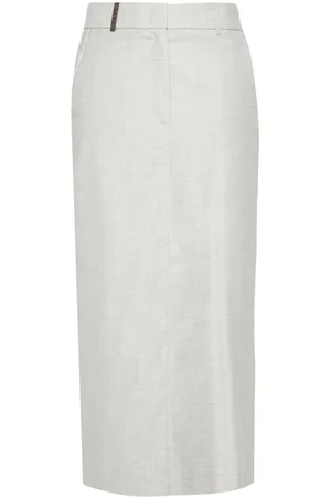 PESERICO SIGN Falda midi con cuentas
