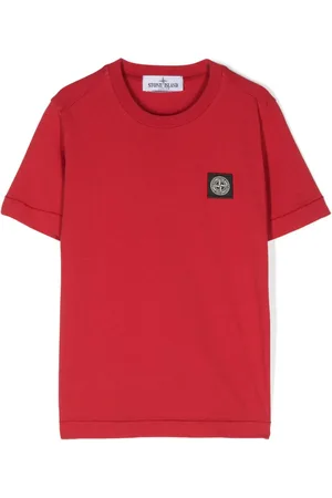 Stone Island Camiseta con aplique Compass