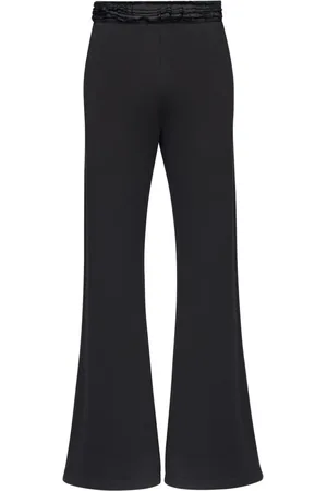 Maison Margiela Pantalones acampanados con volantes