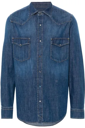 Jacob Cohen Camisa vaquera estilo western
