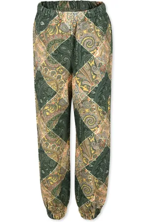 Etro Pantalones con estampado de cachemira