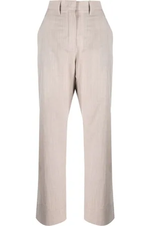 Fendi Pantalones rectos con efecto de mezcla