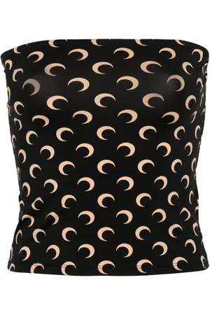 Marine Serre Top con estampado Crescent Moon