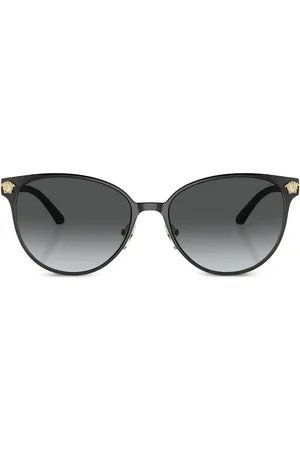 VERSACE Gafas de sol redondas con logo Medusa
