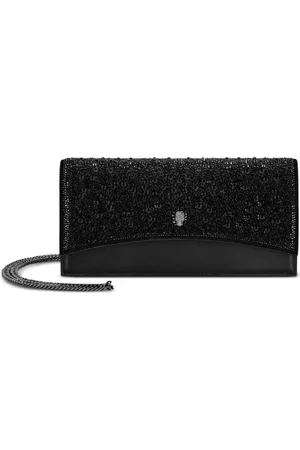 Philipp Plein Bandolera con calavera y cristales