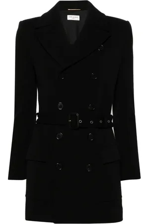 Saint Laurent Blazer Saharienne con solapas de muesca