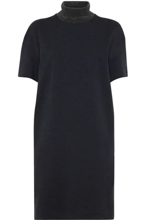 Brunello Cucinelli Vestido con cadena
