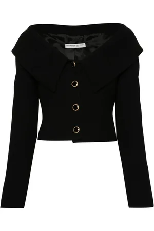Alessandra Rich Blazer con hombros descubiertos