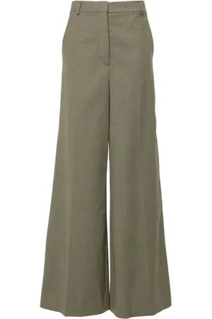 Stella McCartney Pantalones acampanados de talle medio