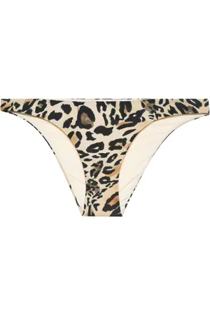 Nanushka Bragas de bikini con estampado de leopardo