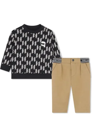 Karl Lagerfeld Set con pantalones y sudadera con monograma KL