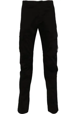 C.P. Company Pantalones cargo de satén con detalle Lens