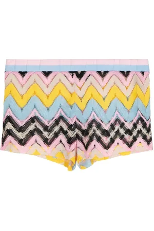 Cynthia Rowley Pantalones cortos de punto en zigzag