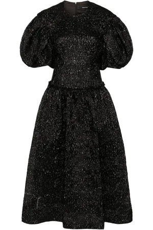 Simone Rocha Vestido midi fruncido