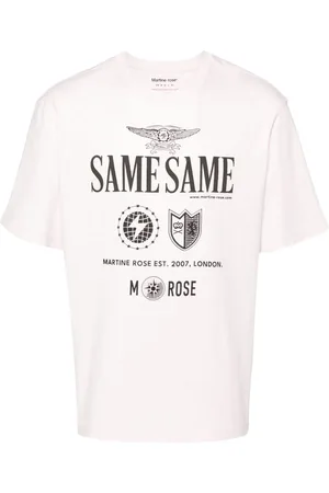 MARTINE ROSE Camiseta con motivo gráfico