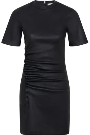 Paco rabanne Vestido corto fruncido